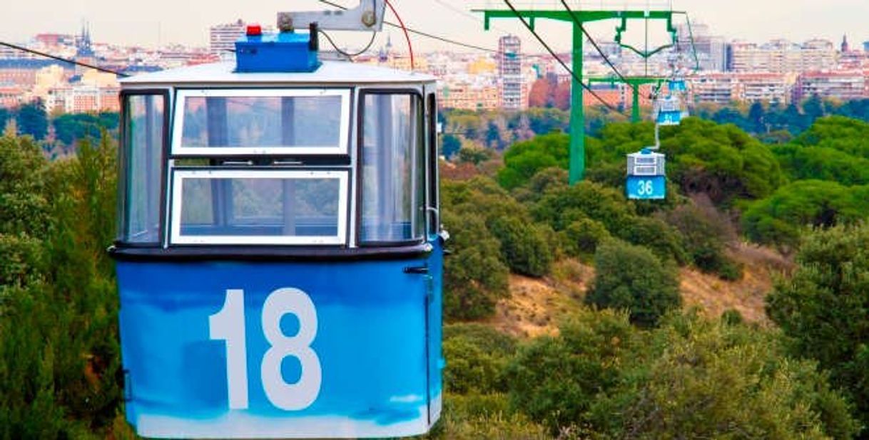 Lugar Teleferico de Madrid - Estación de Casa de Campo