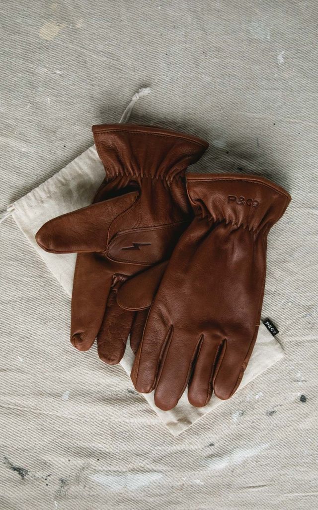 Product Brown Lined Leather Gloves