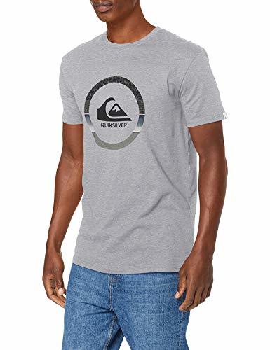 Fitness Quiksilver Snake Dreams T-Shirt Men Camiseta de Manga Corta, Hombre, Gris