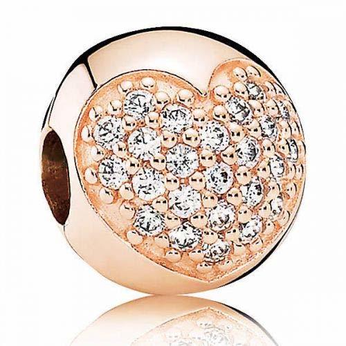 Products Pandora 781053 CZ Rose Collection amor de mi vida Clip encanto