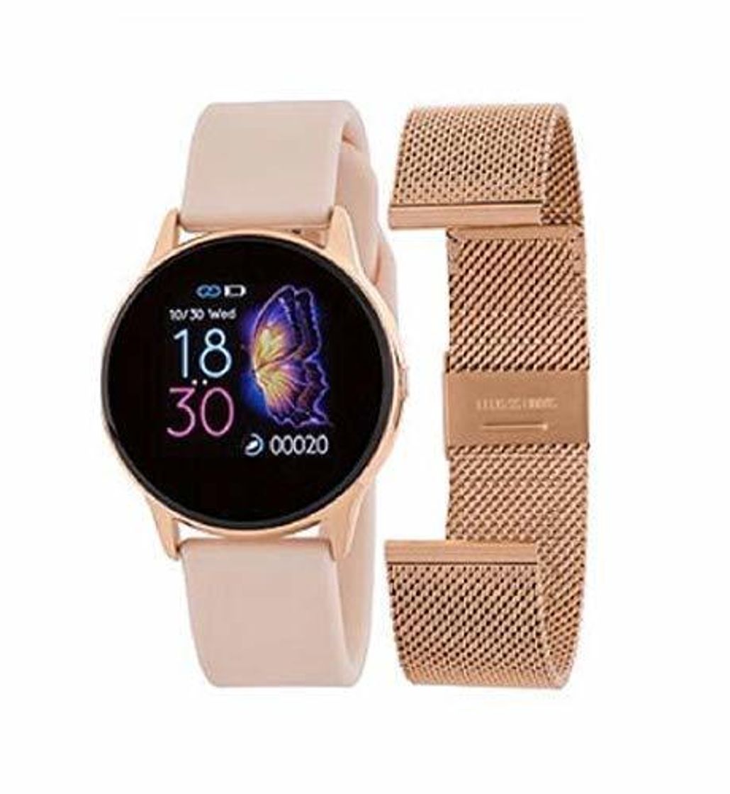 Product Marea Smart B58001/4 Brazalete Intercambiable Acero Oro Rosa y Silicona Rosa