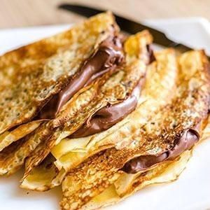 Crepes com Nutella