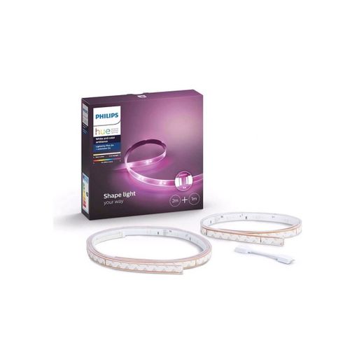 Philips Hue White and Color Ambiance Pack de Lightstrip plus Tira de