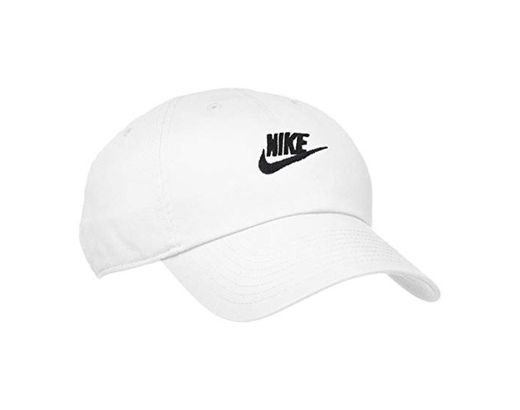 NIKE U NSW H86 Cap Futura Washed Hat, Unisex Adulto, White/White/