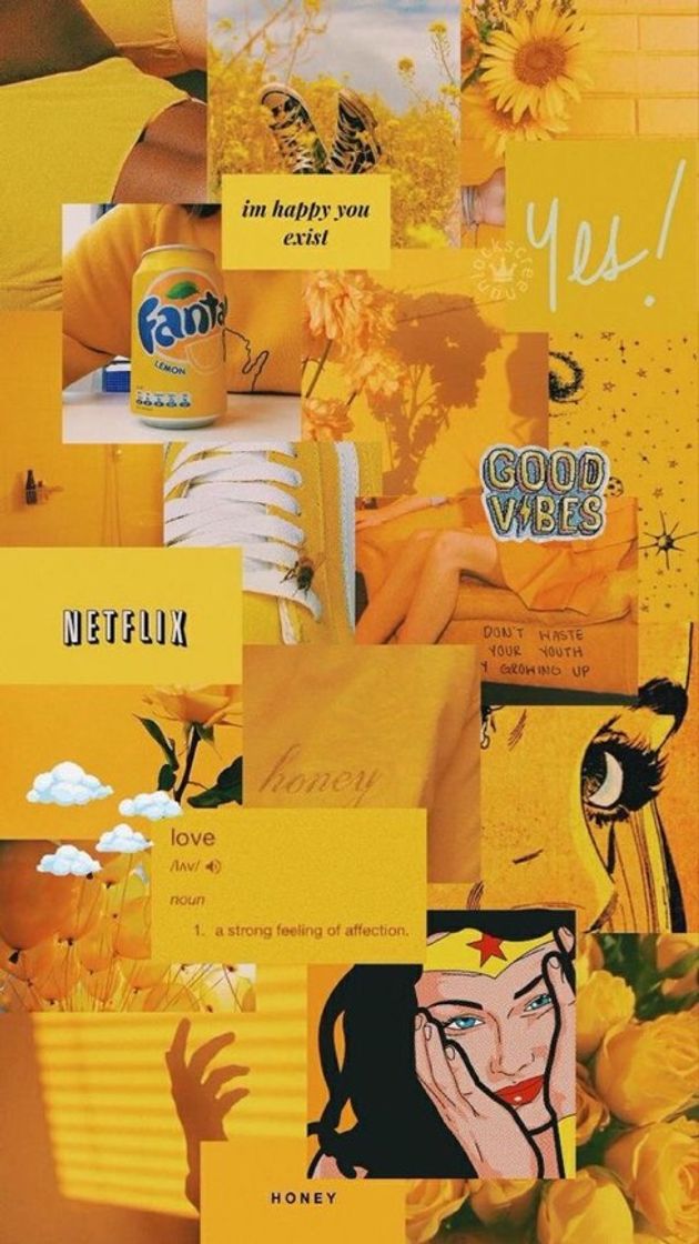 Moda Wallpaper amarelo 🌼