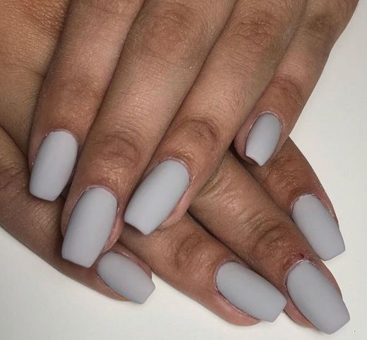 Grey Nails 