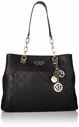 Moda Guess Borsa shopping Ilenia girlfriend carryall 3 comparti nero donna BS20GU14