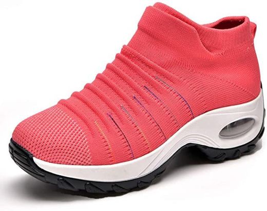 Zapatos Deporte Mujer Zapatillas Deportivas Correr Gimnasio Casual Zapatos para Caminar Mesh