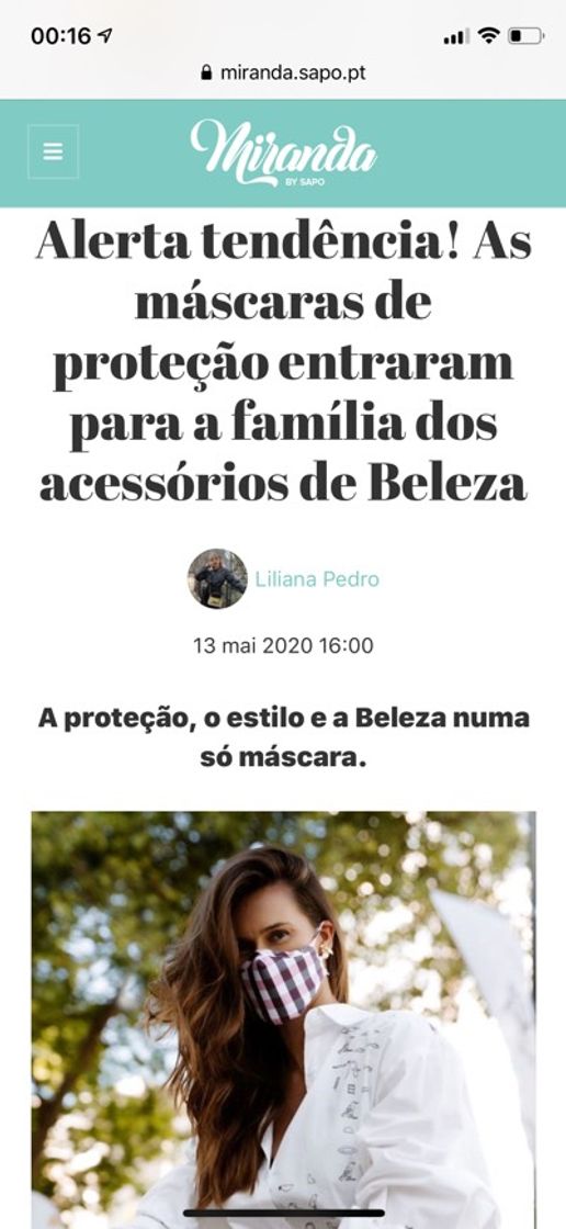 Product Alerta tendência! As máscaras de proteção entraram para a família