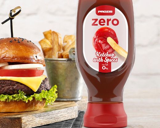 Zero Ketchup With Spices 290 g PROZIS