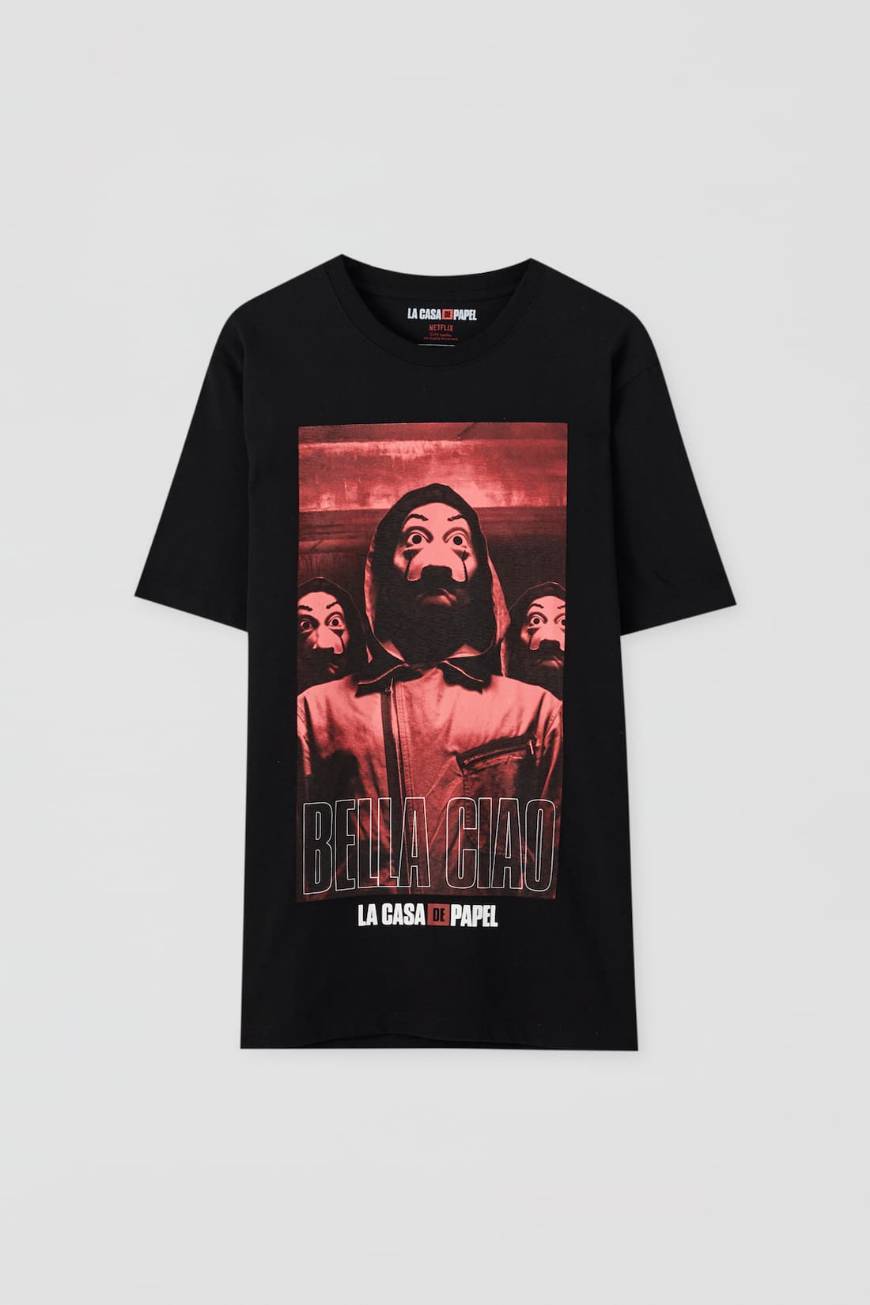 Moda T-shirt La Casa de Papel x Pull&Bear Tokio

