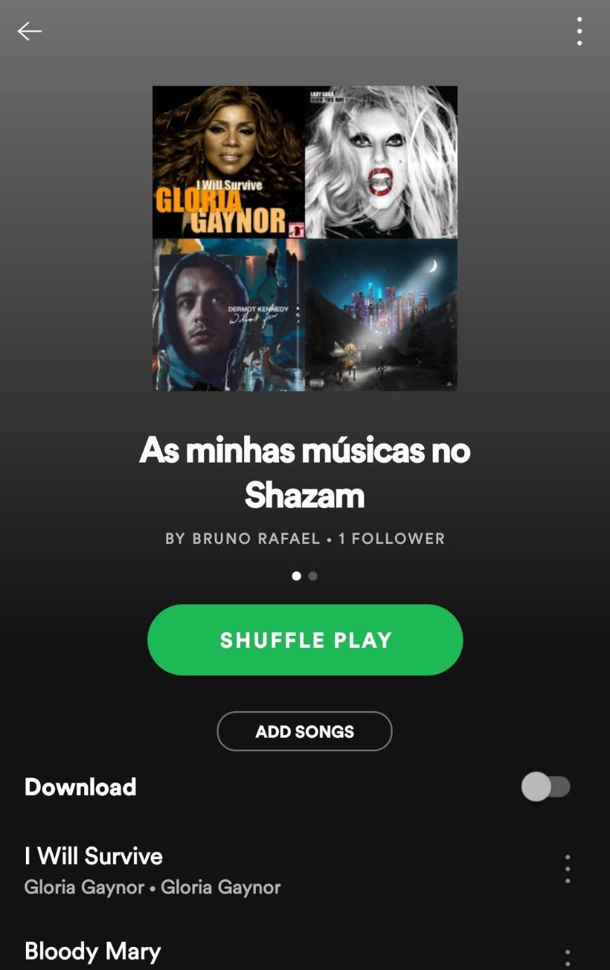 Music As minhas músicas no Shazam.🎧🎵