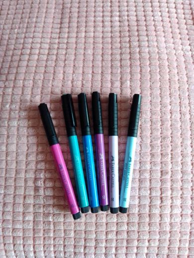 6 Pitt Artist Pens brush- Faber Castell