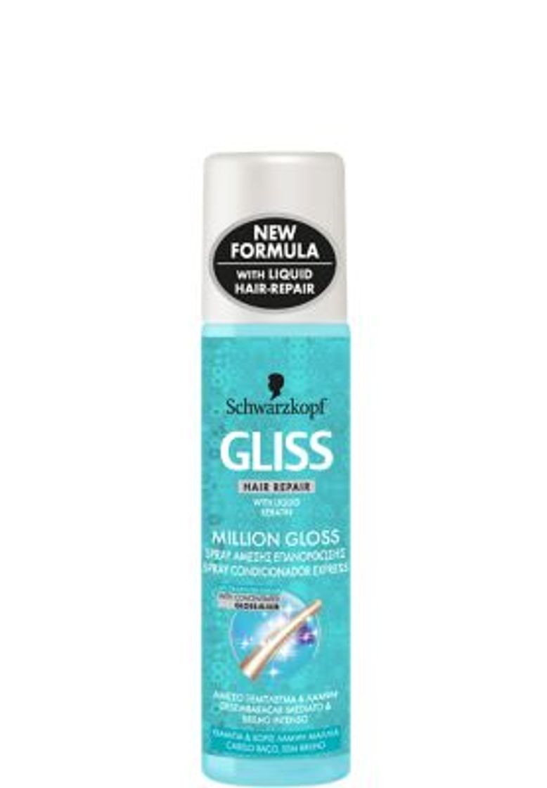 Moda Spray de Cabelo Condicionador Million Gloss Express Gliss
