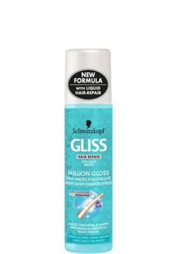 Spray de Cabelo Condicionador Million Gloss Express Gliss
