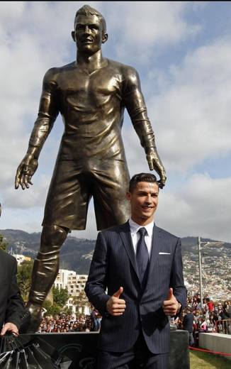 Estátua Cristiano Ronaldo