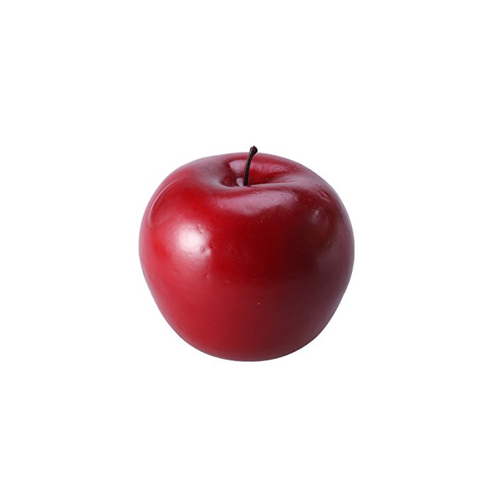 Producto vorcool Artículo decorativo Manzanas artificiales Frutas Manzana Roja Para Mesa Decorativa