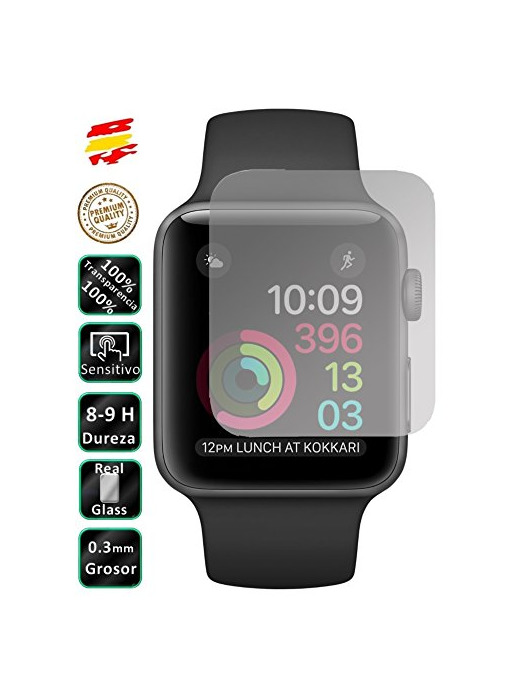 Electronics Movilrey Protector para Apple Watch Series 2 42mm Cristal Templado de Pantalla