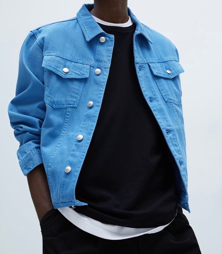 Social Casaco denim básico 