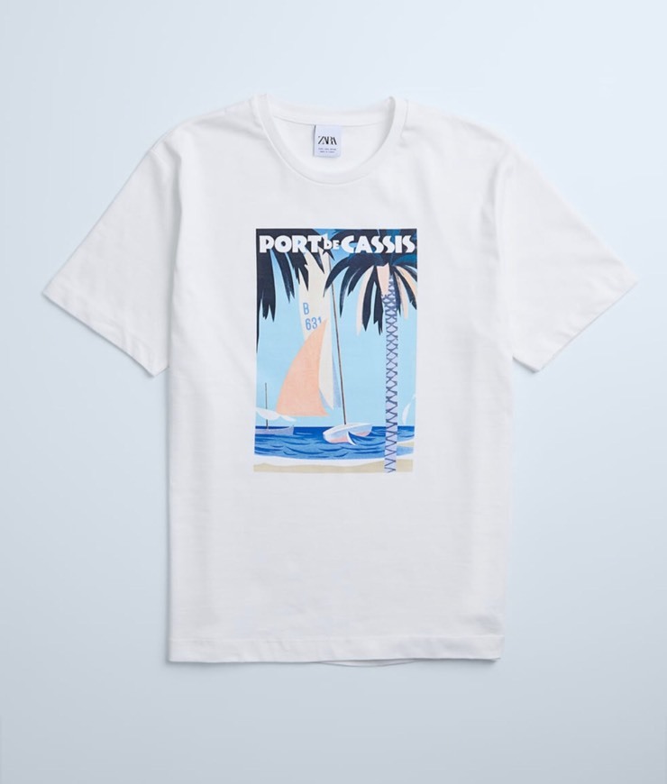T-shirt estampada 