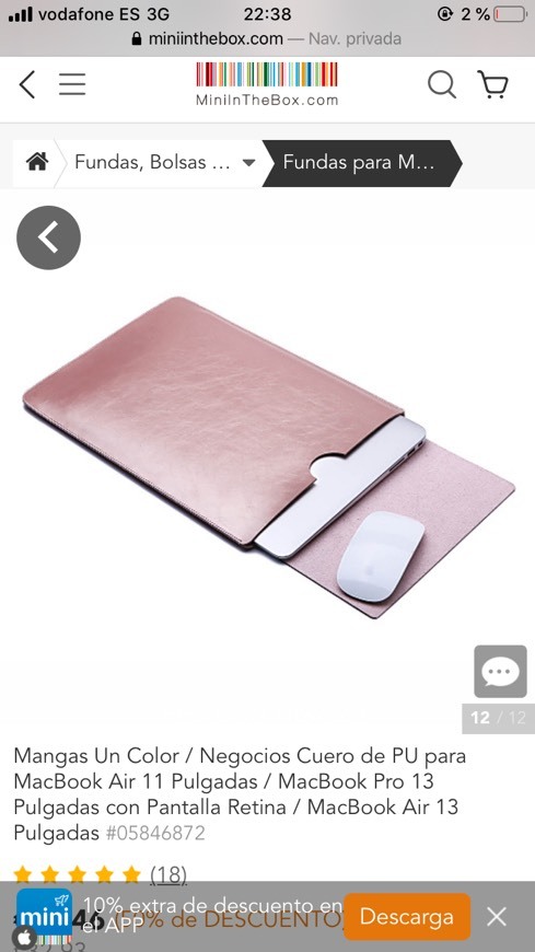 Fashion Funda rosa Mac