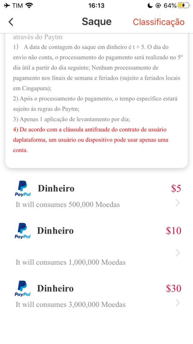 Aplicaciones APP PAGANDO VIA PAYPAL