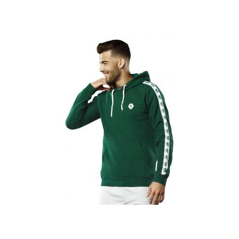 Product Hoodie do Sporting Preta/Verde com faixa com Leão.