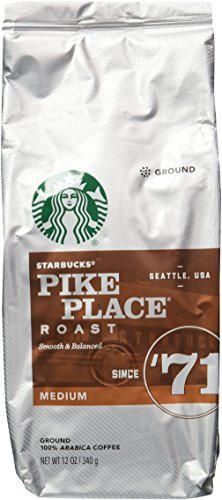 STARBUCKS Medium Pike Place Roast Coffee