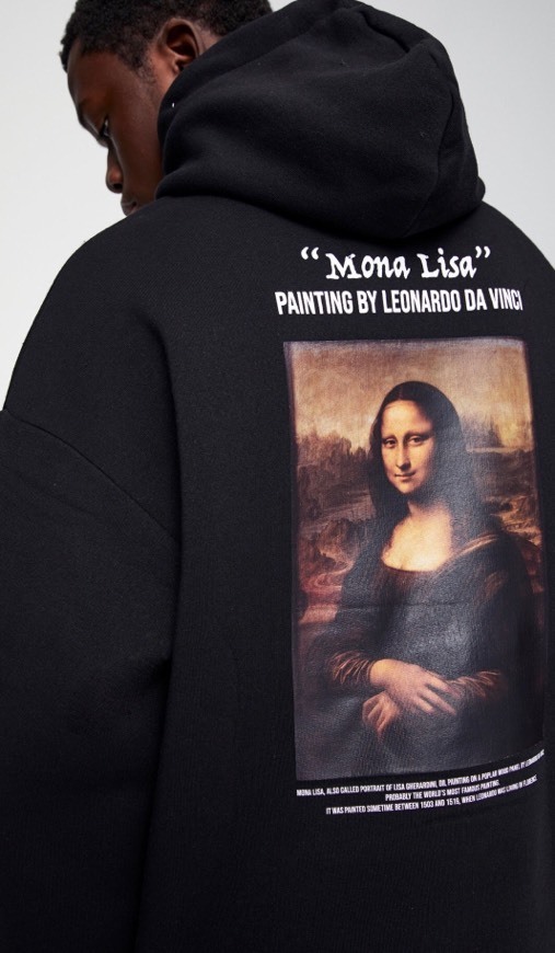 Moda Hoodie mona lisa