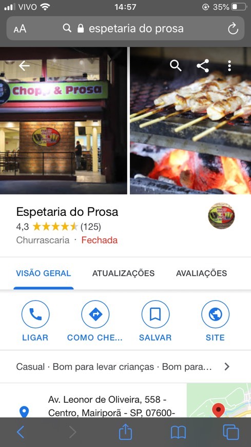 Restaurantes Espetaria do Prosa