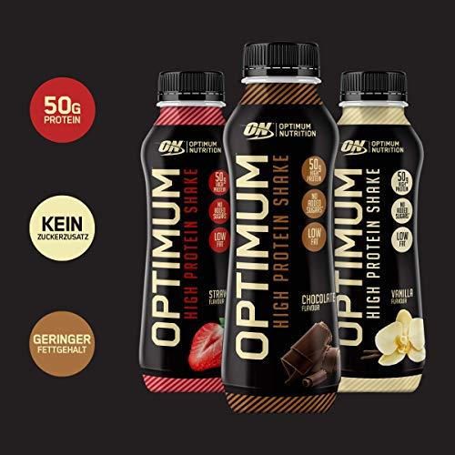 Optimum Nutrition Optimum Protein Shakes Vanilla Listo A Consumir 25G De Proteína
