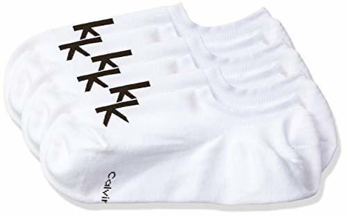 Calvin Klein Socks 3er Pack Sneakersocken Calcetines cortos, Opaco, Blanco