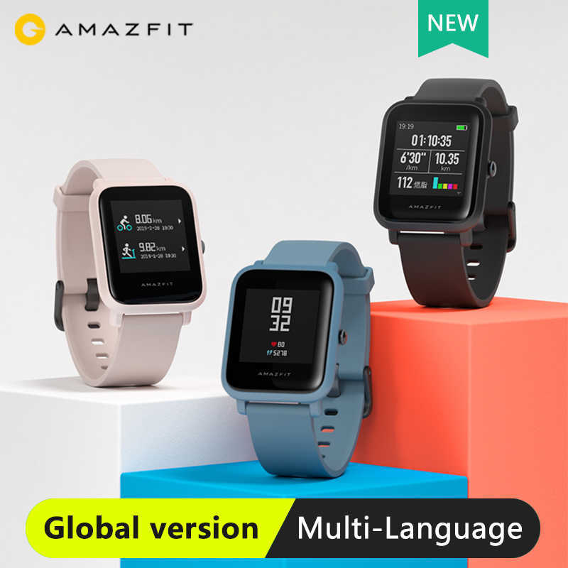 Amazfit bip lite versão global relógio inteligente 