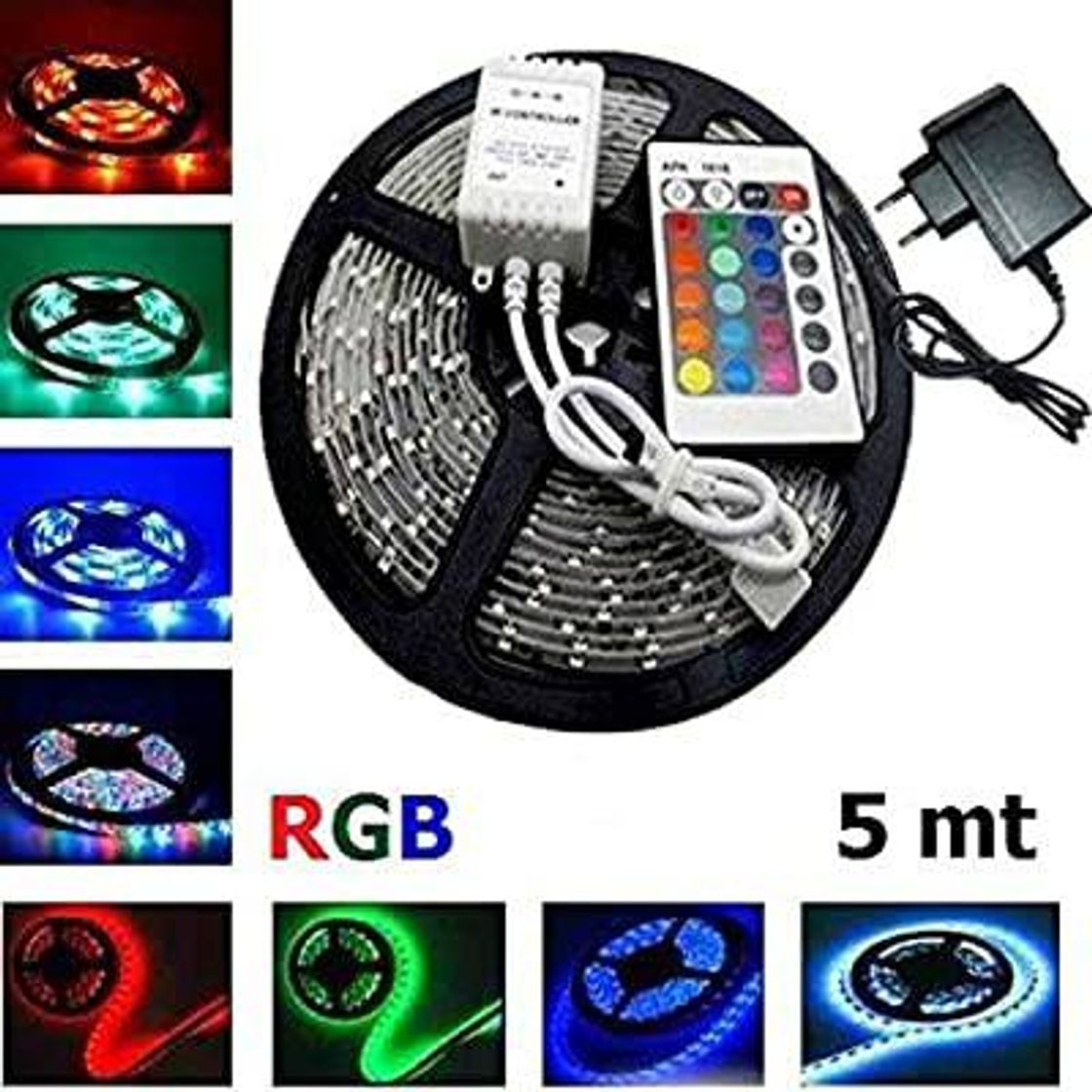 Productos Fita Super Led 5mt Rgb 5050 Colorida Prova D' Agua