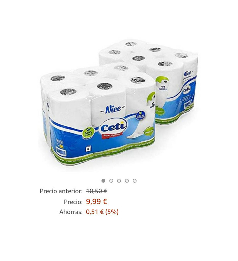 Producto Papel Higiénico de 2 Capas Acolchado