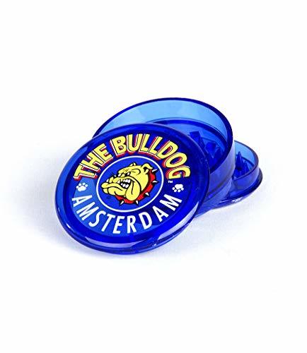 Product Bulldog 2"Grinder 3 Pieces Plastico Grinder with Pollen Scraper for Herbs and