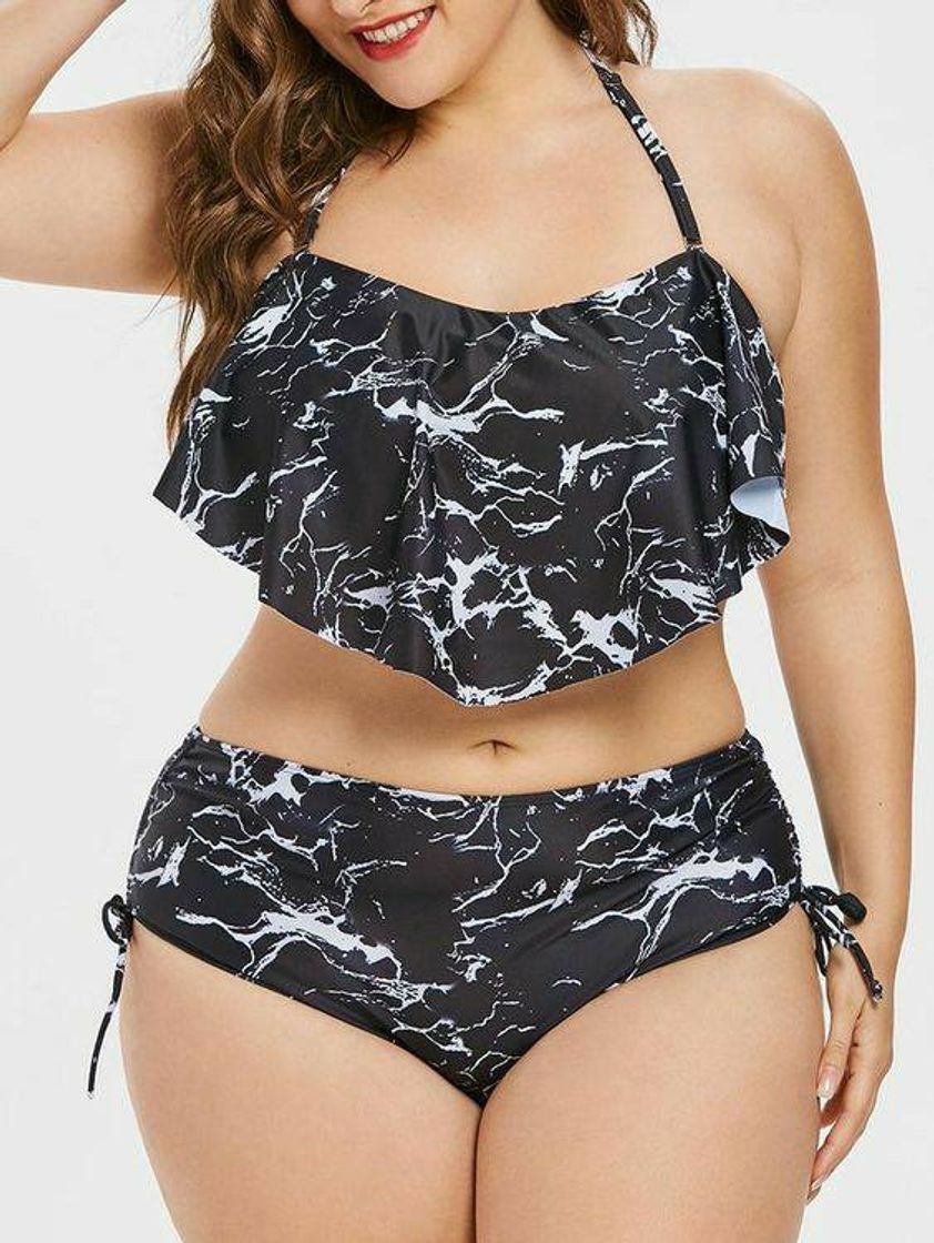 Fashion Moda praia plus size 