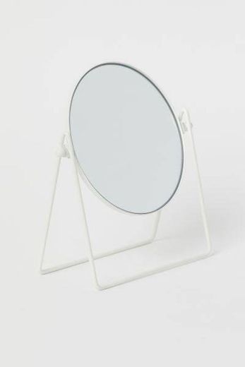 Espelho de mesa em metal