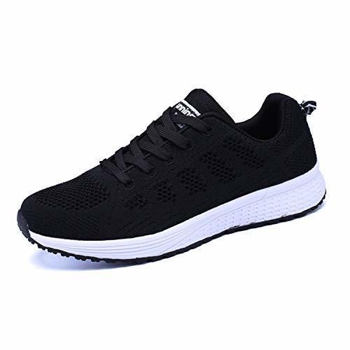 Lanchengjieneng Mujer Entrenador Zapatos Gimnasio Deportes atléticos Zapatillas de Deporte Malla Informal