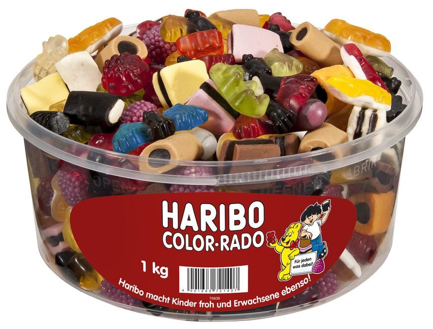 Social HARIBO, Süßigkeiten, Fruchtgummi, Lakritz