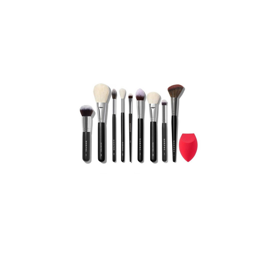 Products MORPHE 10-Piece brush set pincéis maquilhagem makeup