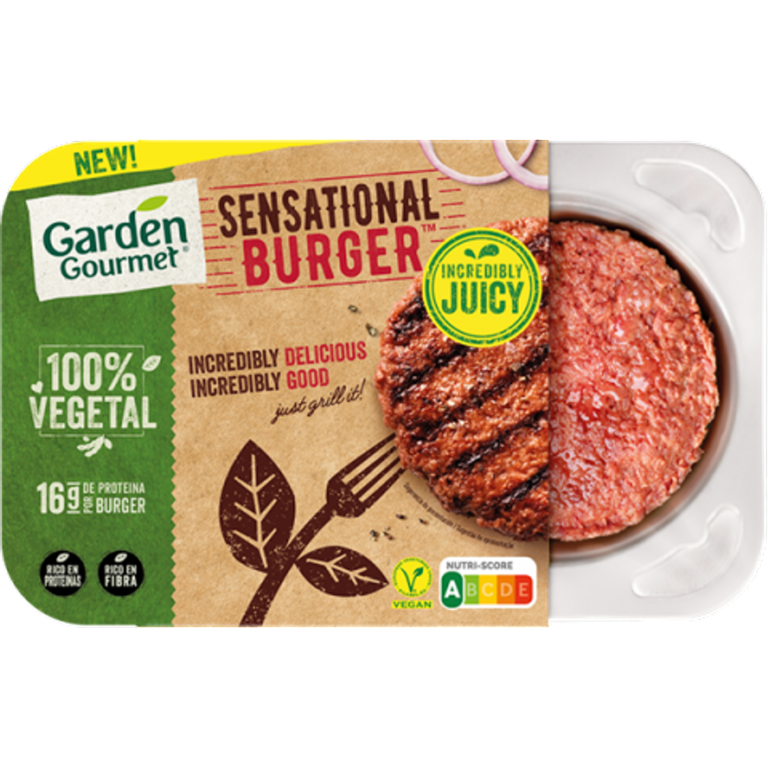 Social Hamburguesa vegetal sensational burger Garden Gourmet