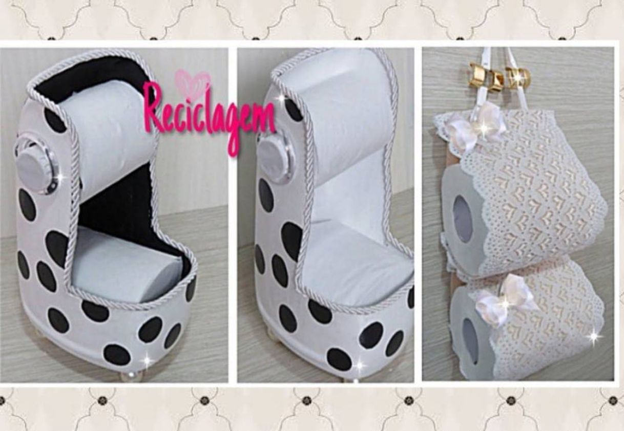 Fashion Porta papel higiênico diy