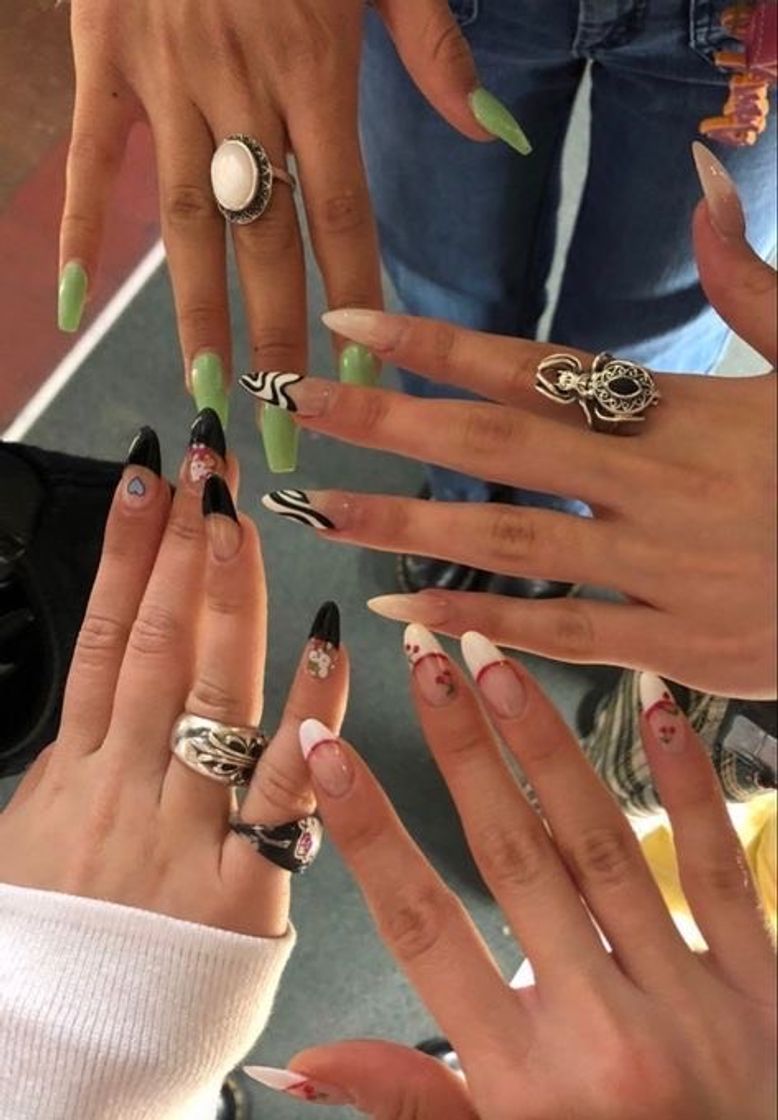 Fashion long nails 💘🥺