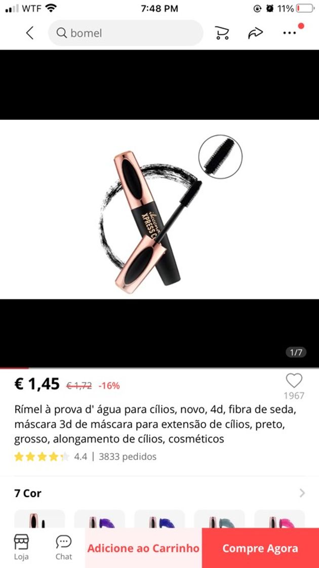 Fashion Rímel aliexpress 