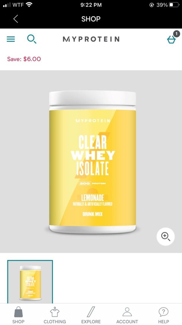 Fashion Clear whey