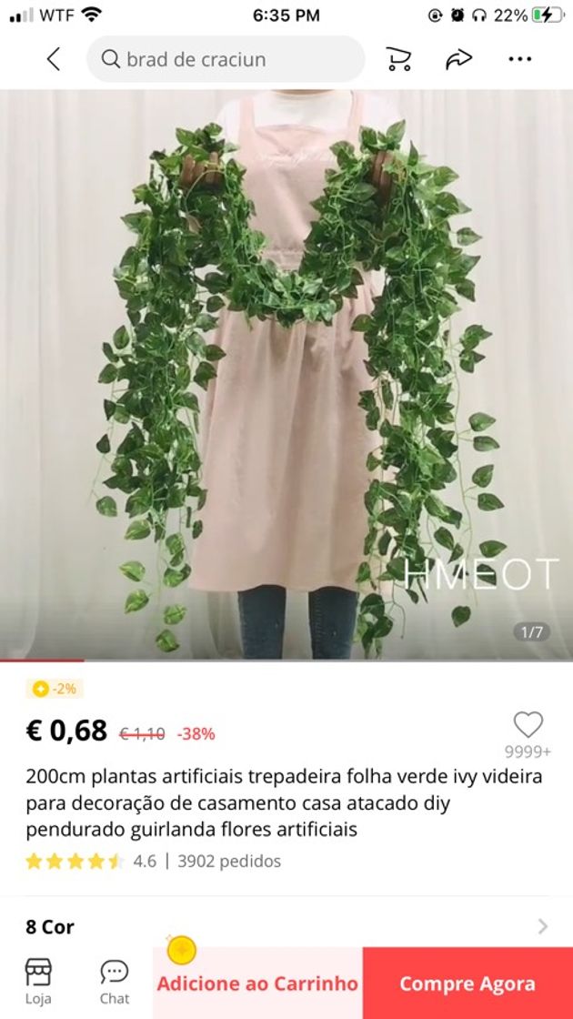 Moda Planta artificial