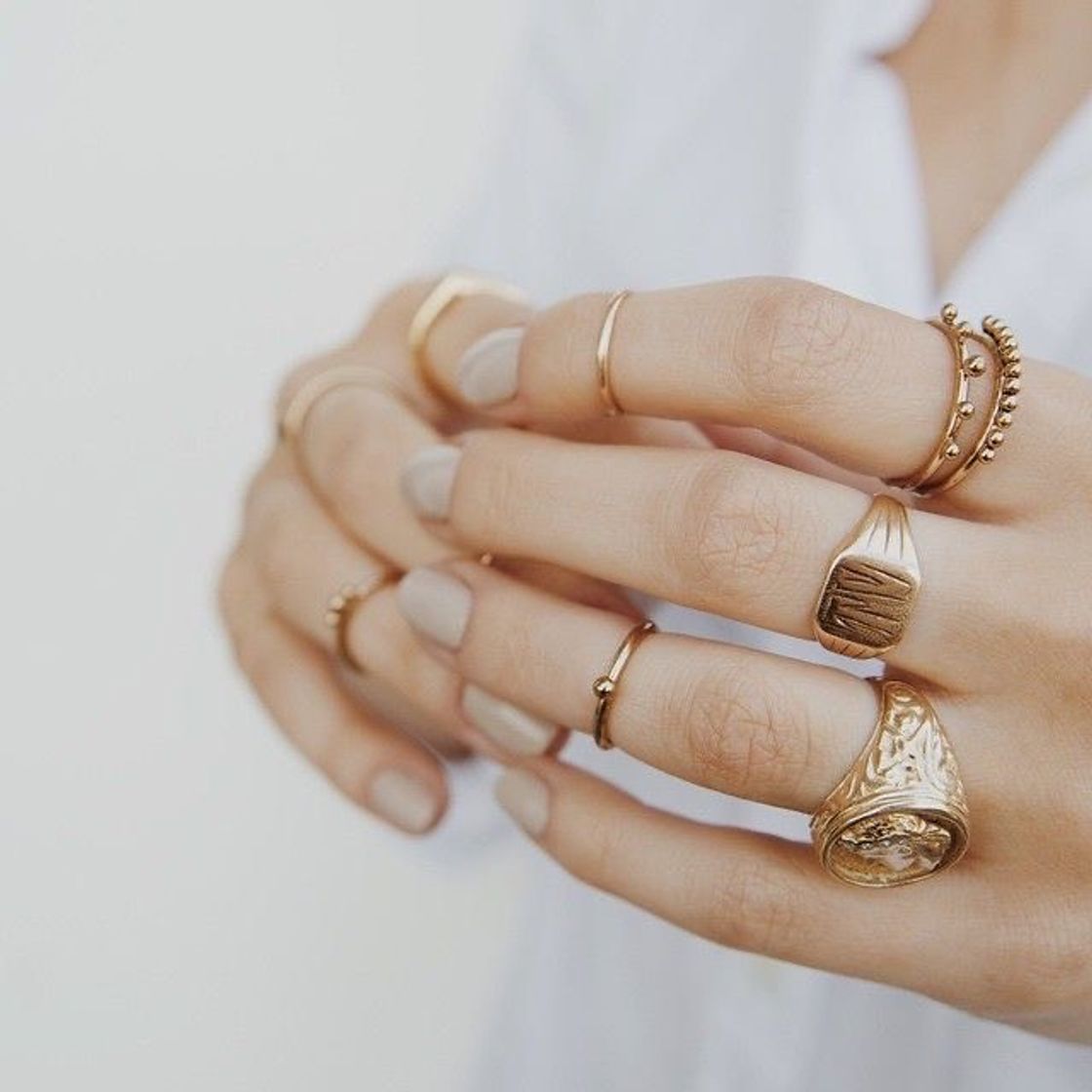 Fashion golden rings 