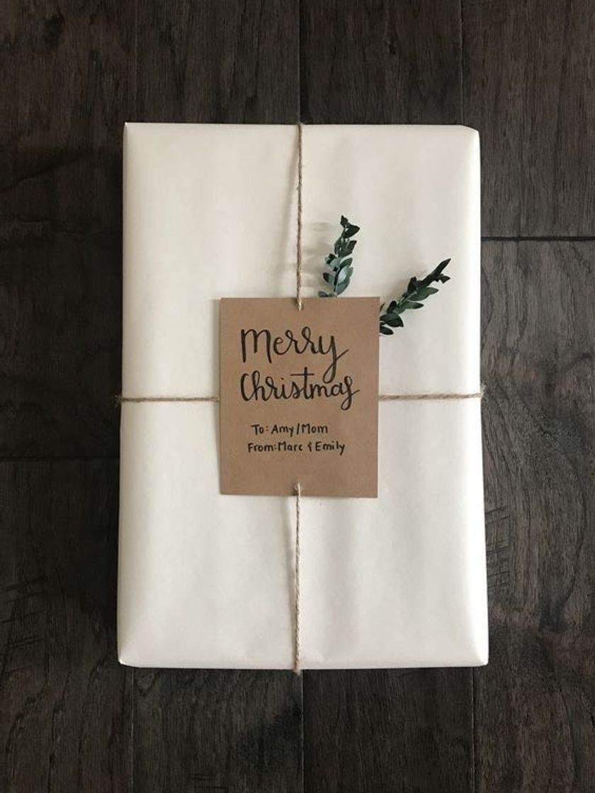 Fashion gift wrap idea 