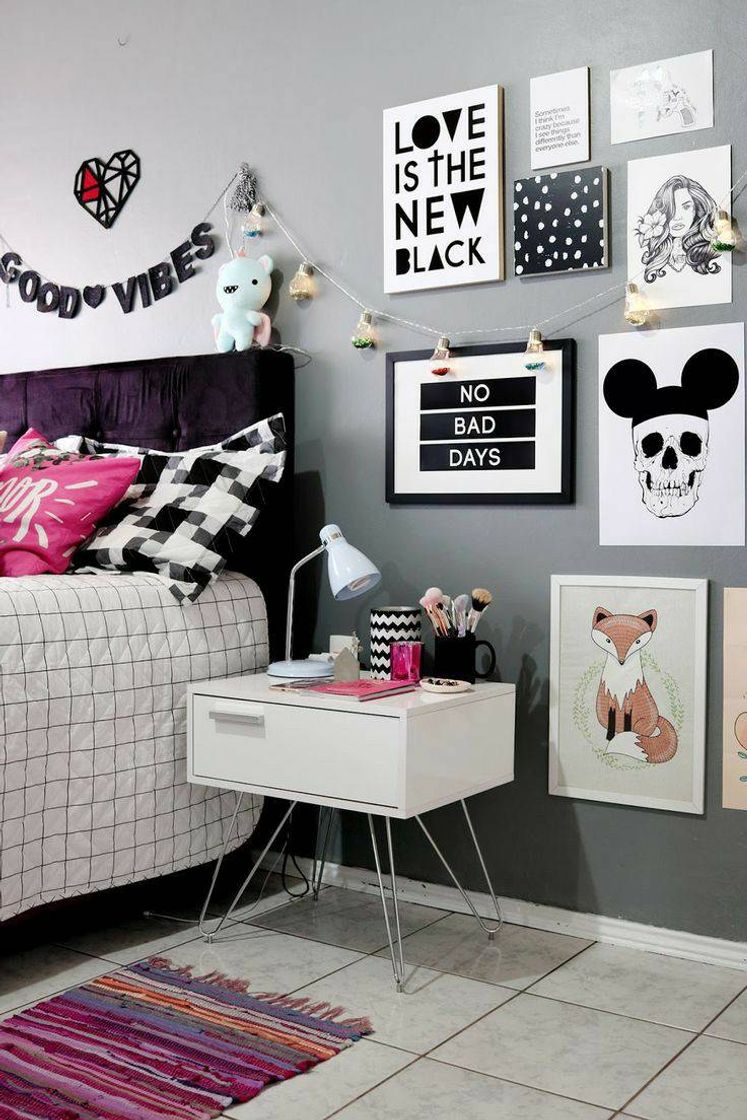 Moda Decoração de quarto!❤